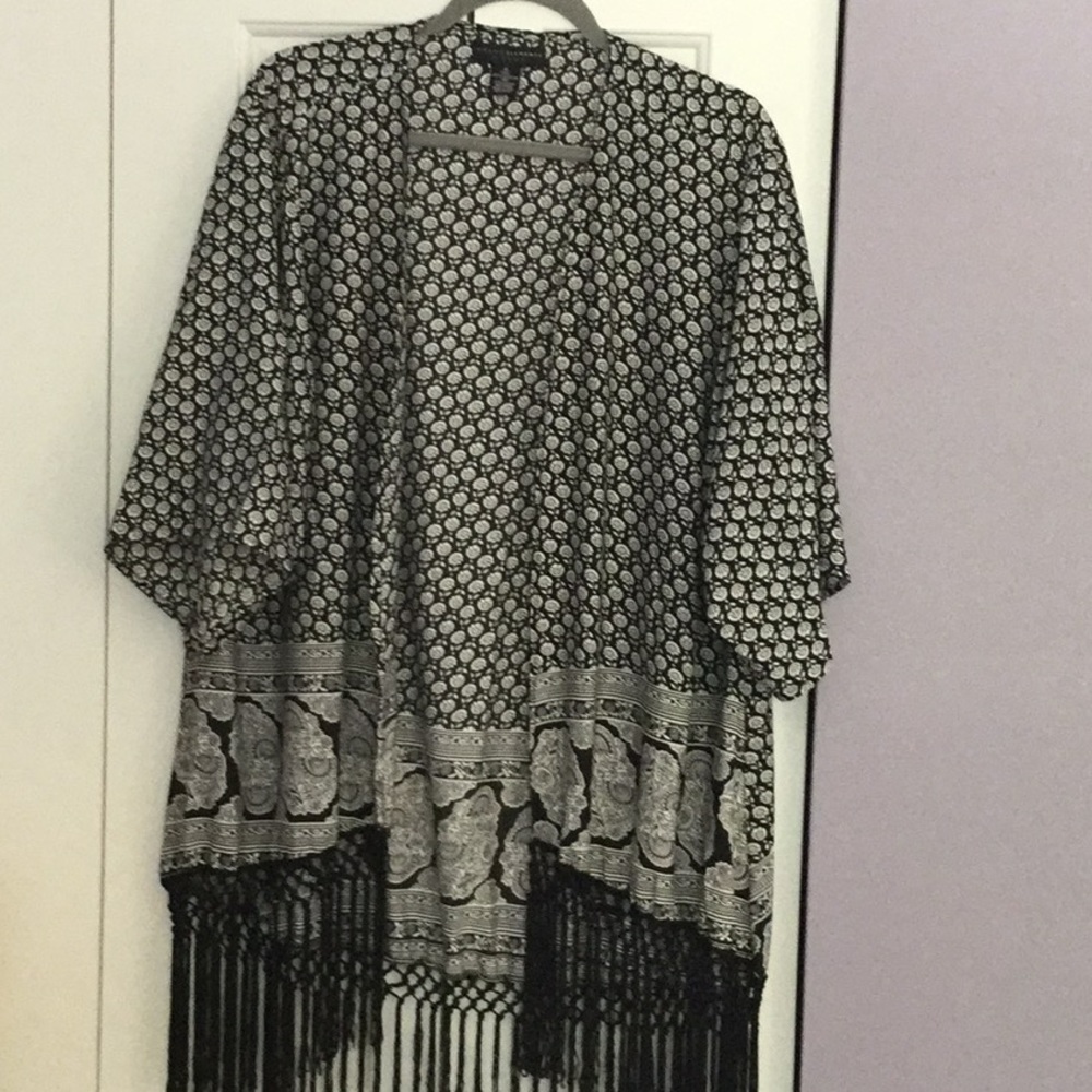 Plus size kimono jacket 1x